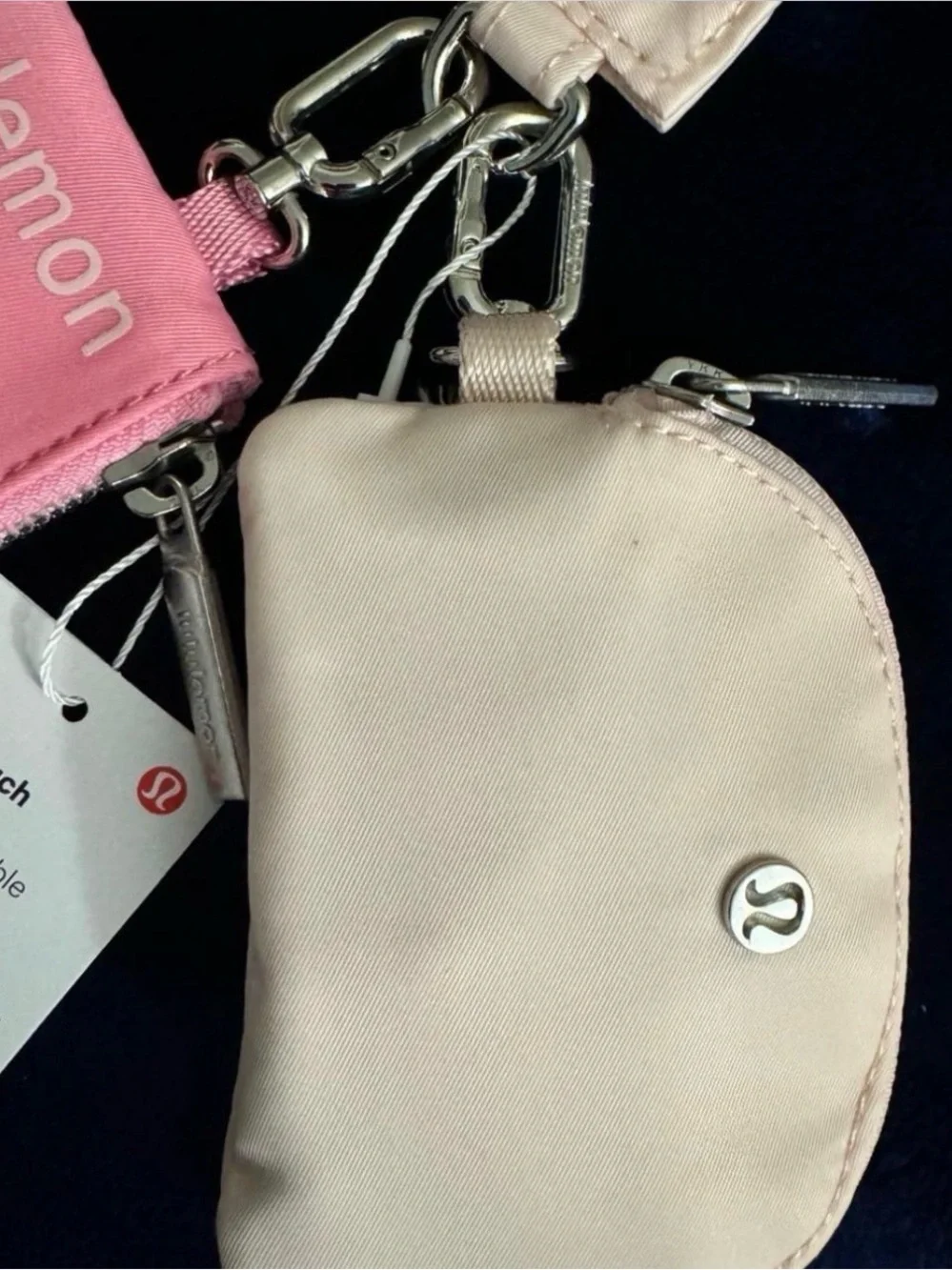 Dual pouch wristlet